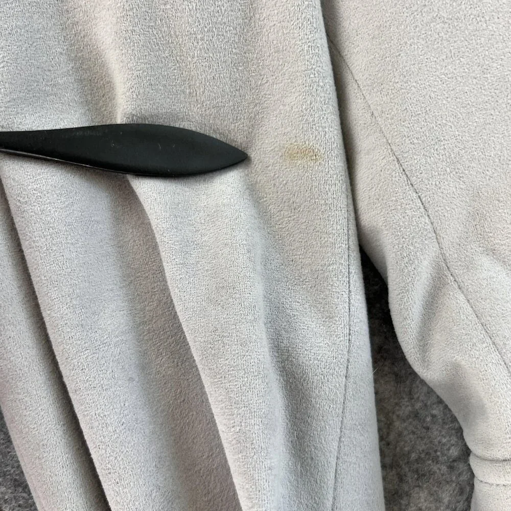VTG Regency Park Mens 45 Blazer Gray Suede Jacket Sports Coat Patch Pockets 90s